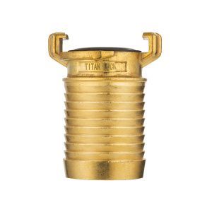 Универсальное соединение для воды NEPTUN (GEKA) с концом под рукав, 5/8" (16мм), латунь, TLNPH5/8-BR TITAN LOCK