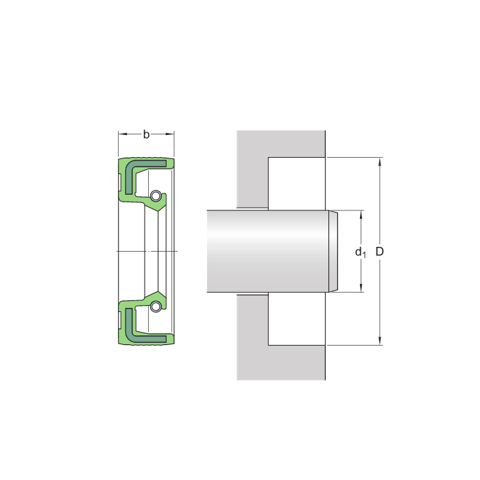 Уплотнение CR CR 30x52x7 HMS5 RG SKF