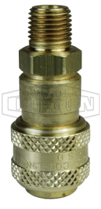 1/2in БРС серия D, розетка, резьба NPT (латунь) 4DM4-B DIXON
