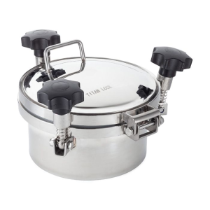 Люк круглый под давление нержавеющий DN300, пласт.ручки, TLTK300SHP TITAN LOCK — сопутствующий товар