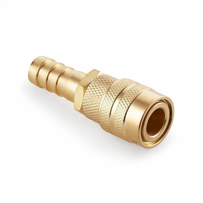 БРС серия D, ISO 6150 B, розетка, хвост под рукав, латунь, 1/4in TL2DFH-B TITAN LOCK