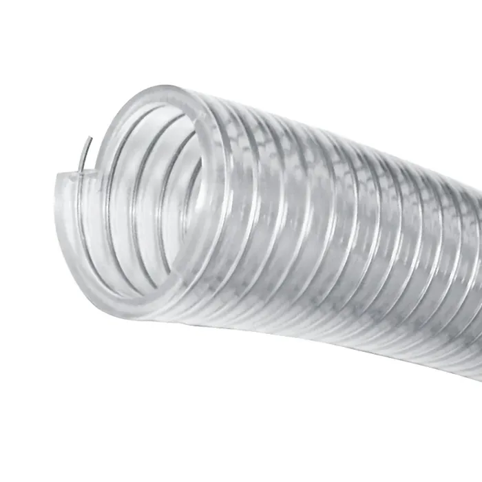 Пищевой нап.-всас. ПВХ рукав, армированный стальной спиралью "LADOGA", внутр.диам.12 мм TL012LG TITAN LOCK