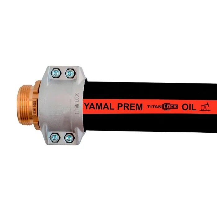 Маслобензостойкий рукав «YAMAL-PREM», внутр. диам. 76мм, -40C, 10bar, NBR, нап/всас TL076YM-PR TITAN LOCK