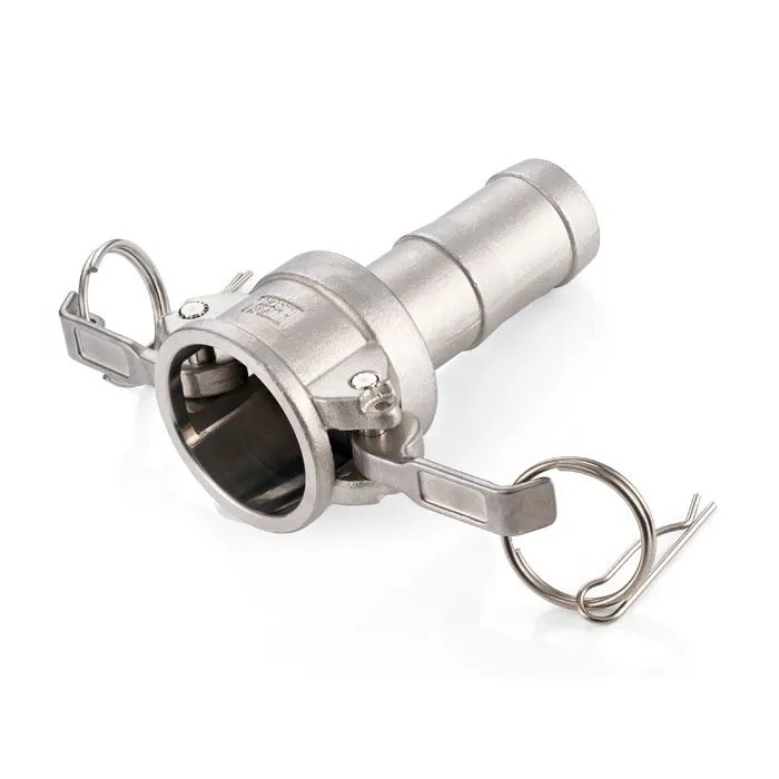 Камлок нержавеющий тип С серия "EcoLine" розетка с хвостовиком 2 1/2", AISI304, TL250CSS-EL TITAN LOCK