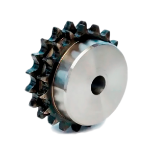 Звездочка под расточку со ступицей c калеными зубьями для цепи 08B-2, Z=038, 1/2X5/16" (PHS08B-2BH38) PD09T38 ISKRA