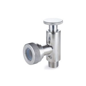 Верхний кран уровнемера DN15 (трубка 20мм), нерж. 304, TL015UTLS TITAN LOCK