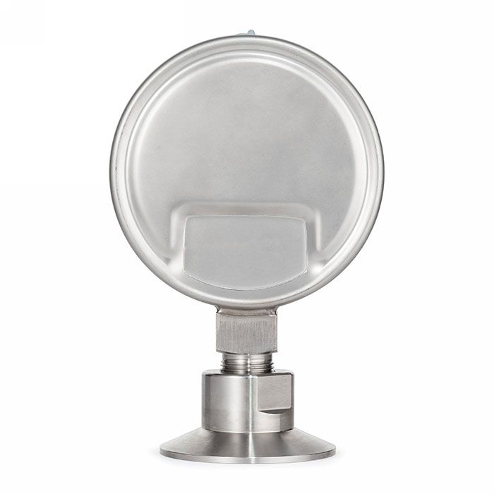 Манометр нержавеющий с мембранным разд.,10/0,2 Бар, Clamp DN40, корп. 100мм, TLSPG40/100CL TITAN LOCK