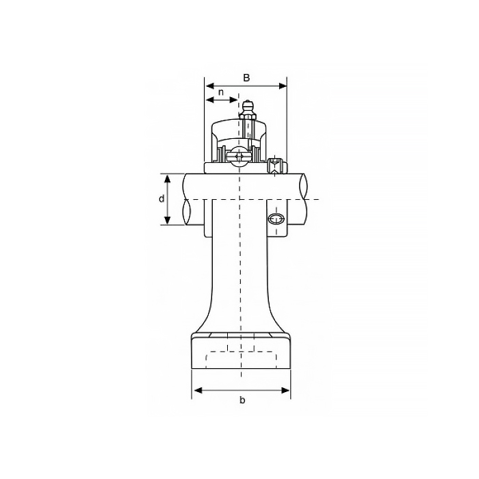 Подшипниковый узел UCPH205 ISKRA