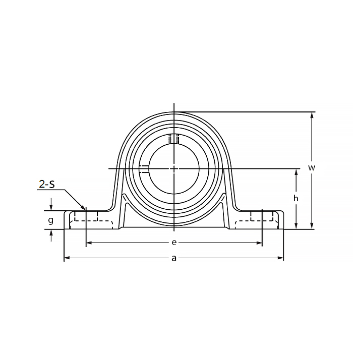 Подшипниковый узел UP004ER ISKRA