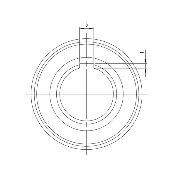 Обгонная муфта CKN20-2RS ISKRA