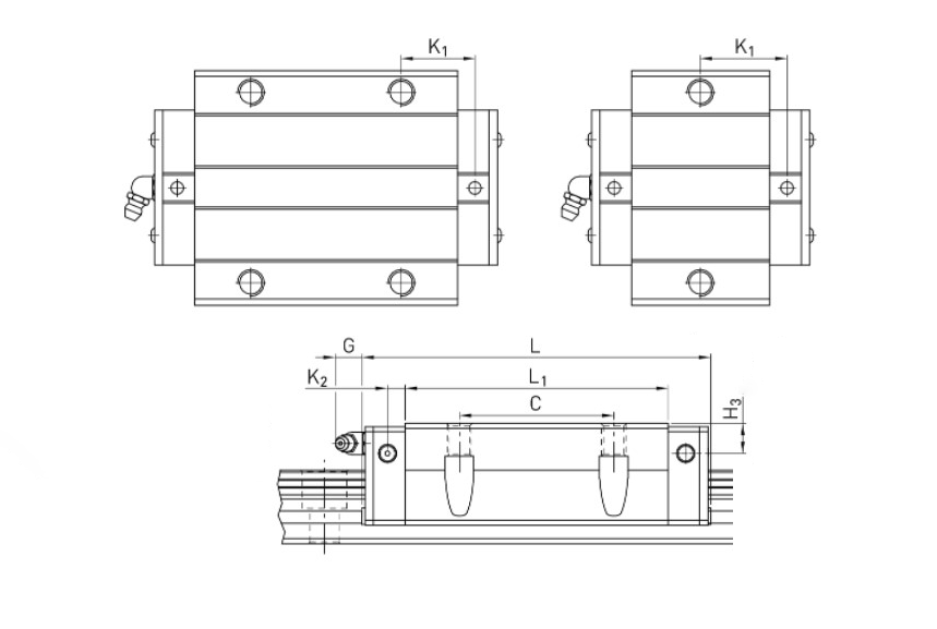 Каретка HCW35CCZAH (HGW35CCZAH) TECHNIX