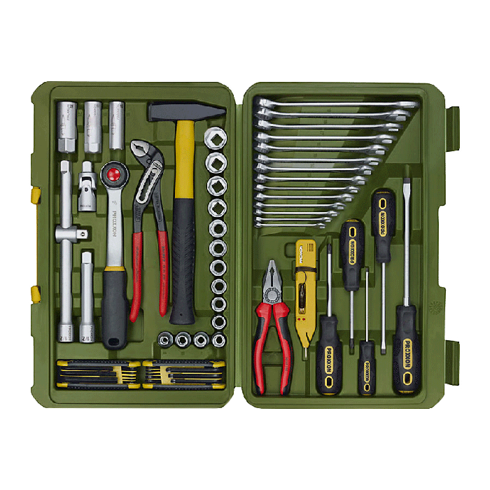 Автомобильный и универсальный набор инструмента (47 поз.) 23650 Proxxon