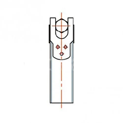 Усиленный хомут (52-55 мм), оцинк. сталь TL52-55RC TITAN LOCK