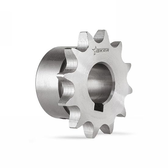 Звездочка со ступицей и готовым отверстием d=60, шпон. паз, для цепи: 16B-1, Z=20 ISKRA