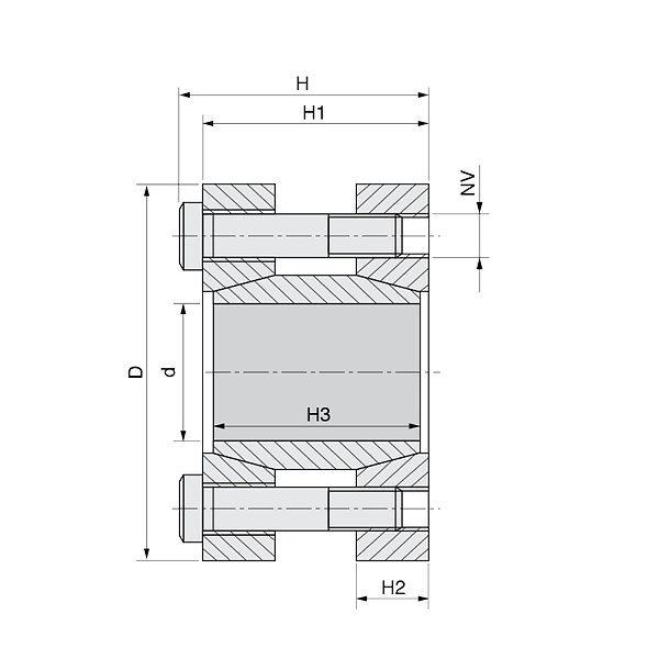 Зажимная втулка KLMM017 (PHF FX130-17x50) ISKRA