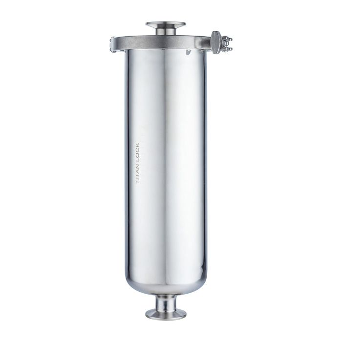 Пищевой фильтр нержавеющий прямой, под Clamp, DN50 TLFS50CL-S TITAN LOCK