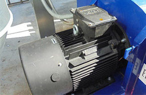 Монтаж и демонтаж подшипников электродвигателя воздуходувки