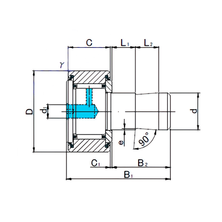 Опорный ролик KR16PPX ISKRA