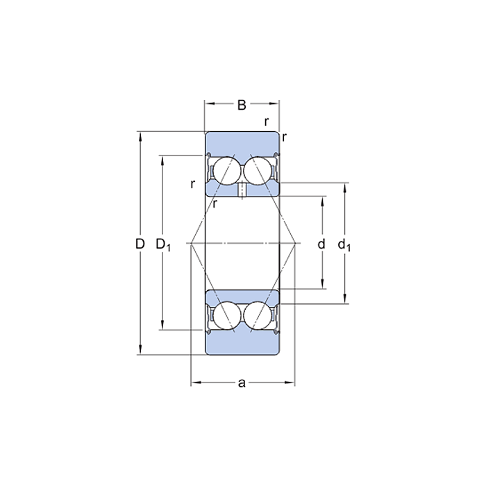 Опорный ролик 305703 C-2Z SKF