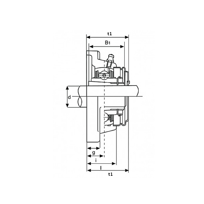 Подшипниковый узел UKF216+H2316 FKD