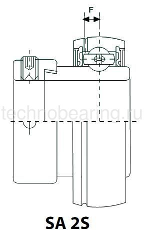 Подшипник SA8SENZAFORO+IR ISB
