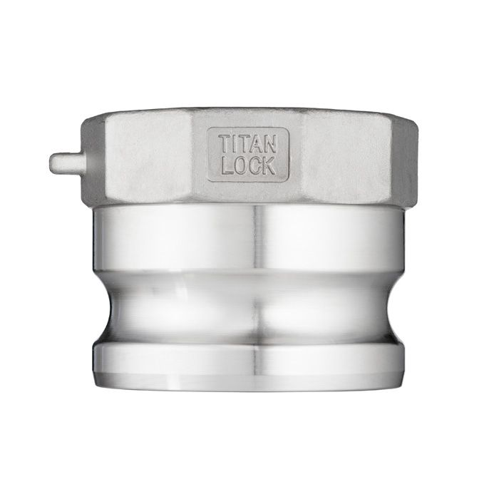 Камлок нержавеющий тип A ниппель, внутр. резьба BSP 3", AISI316, TL300ASS316 TITAN LOCK