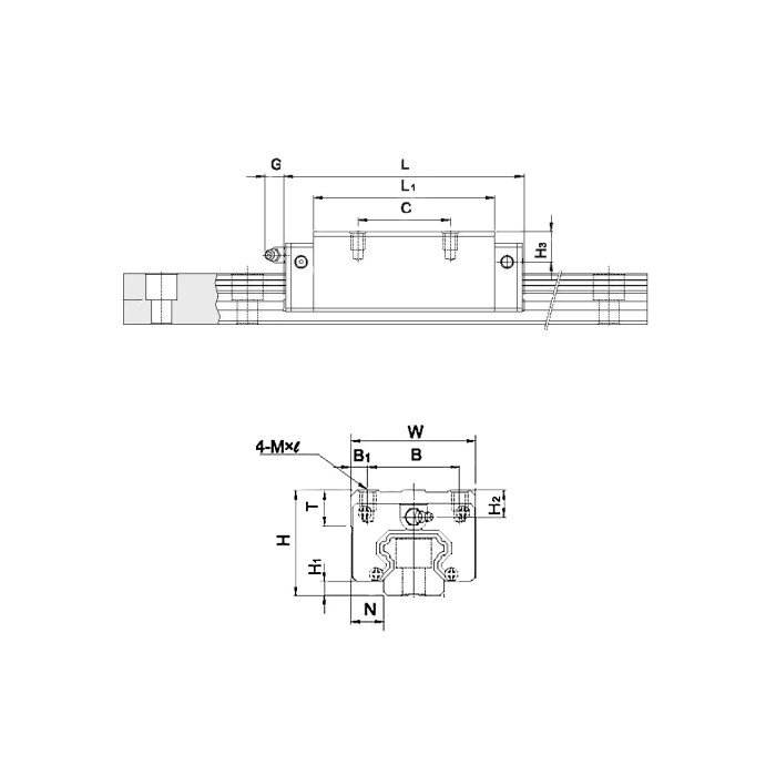 Каретка HGH20CAZAH ISKRA