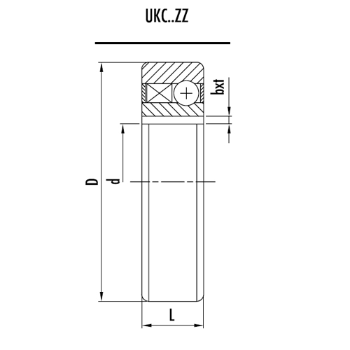 Обгонная муфта UKC20-ZZ (CSK20P) ISKRA