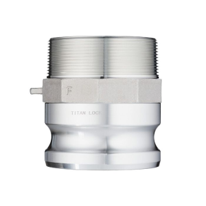 Камлок алюминиевый тип F ниппель, наруж. резьба BSP 4", TL400FAL TITAN LOCK
