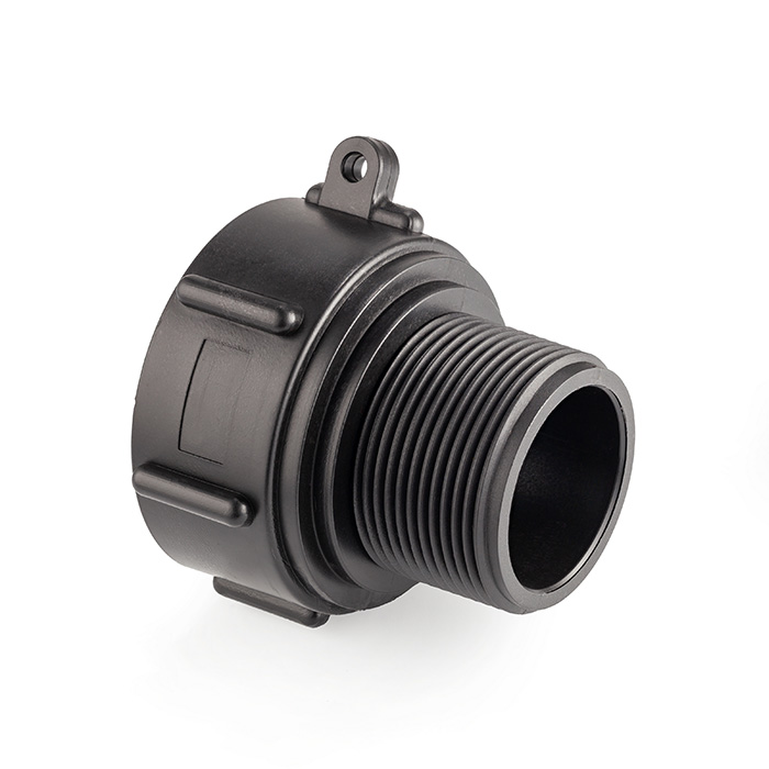 Переходник на Еврокуб наруж.резьба, S60x1 BSP, полипроп., TLEC60x1AE TITAN LOCK