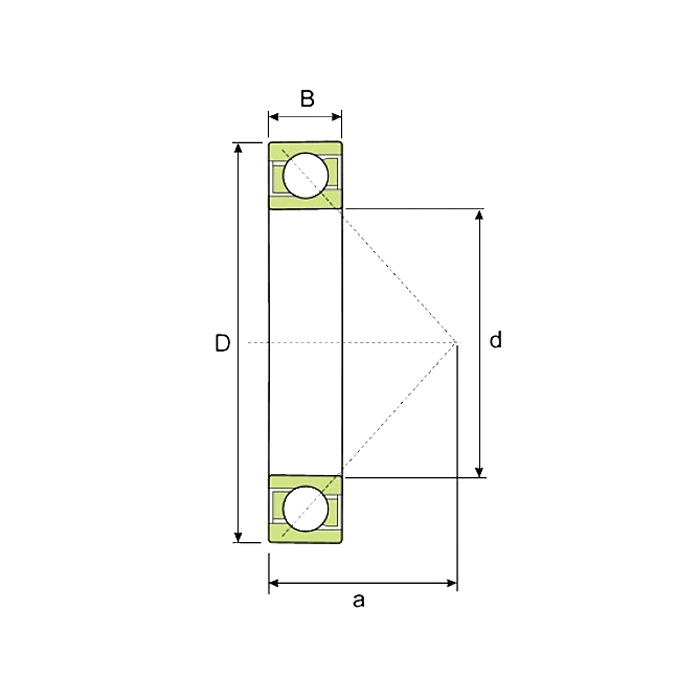 Подшипник 7202-B ISB