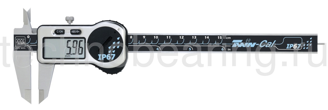 Штангенциркуль цифровой TWIN-CAL IP67 0.01 мм, 0 - 300 мм 00530323 Tesa
