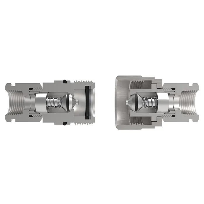 1/2in, БРС серия N (CVV, ISO 14541) резьбовая, ниппель, оцинк. сталь TL4NM TITAN LOCK