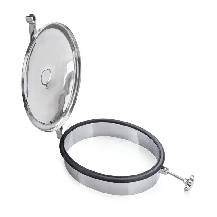 Люк овальный нерж.304, 630x520 мм TLTO63X52S TITAN LOCK