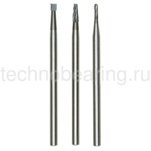 Фрезы твёрдосплавные 3 шт.(цилиндр,сфера,конус) 28752 Proxxon
