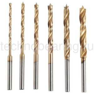 Набор спиральных сверл из быстрорежущей стали с направляющим центром, 6  поз. 28876 Proxxon