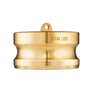 Камлок латунный тип DР, заглушка для розетки 4", TL400DPBR TITAN LOCK