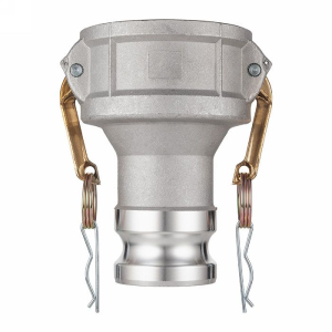Камлок алюминиевый тип DА (переходник розетка 6" х ниппель 4"), TL6040DAAL TITAN LOCK