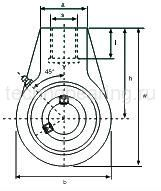 Подшипниковый узел UCECH2043/4 ISB