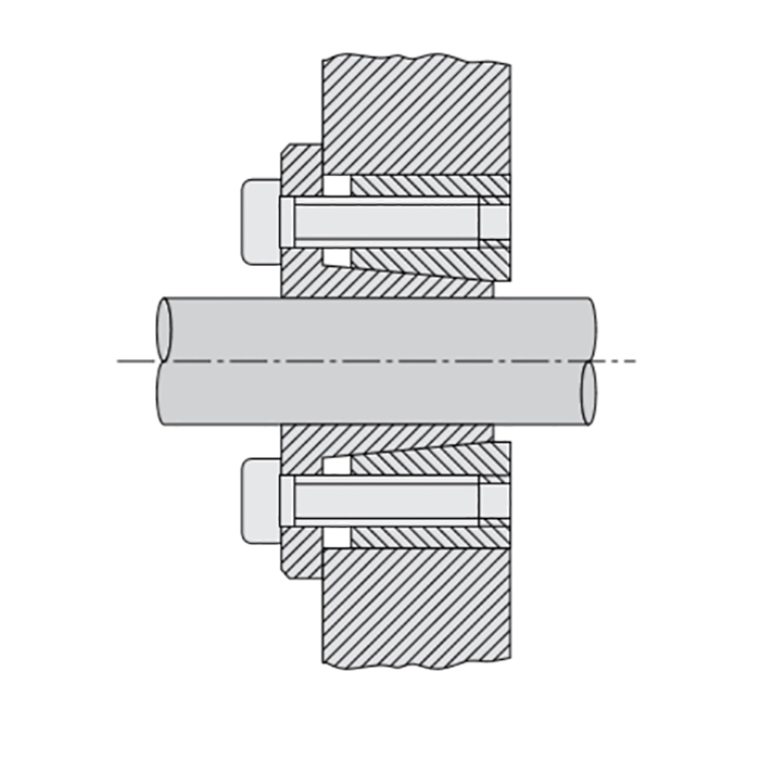 Зажимная втулка KLAB045(PHF FX51-45x75) ISKRA