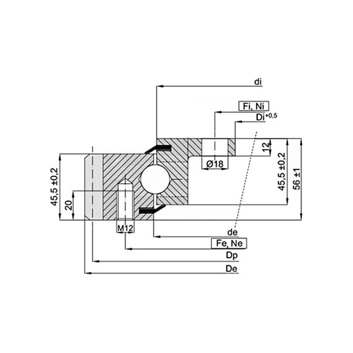 ОПУ фланцевая серия EBL.20.0644.200-1STPN ISKRA