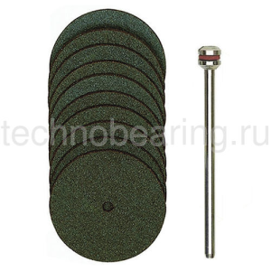 Корундовые отрезные диски, 10  шт., 22 мм с дискодержателем 28810 Proxxon