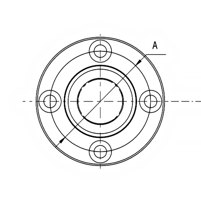 Линейный подшипник LMEF60-UU ISKRA