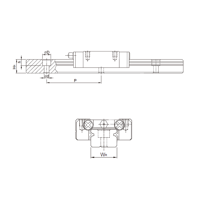 Направляющая MGNR15 ISKRA