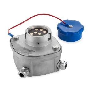 Розетка оптическая, 6-ти контактная, 3 J-слота, алюминий, TLPS-6 TITAN LOCK