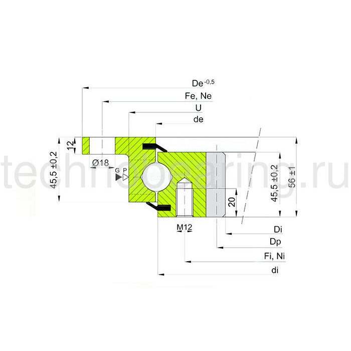 ОПУ фланцевая серия ZBL.20.0844.200-1SPTN ISB