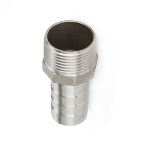 Ниппель для шланга нержавеющий (AISI304) 3/8"x15мм, TL037HTM15 TITAN LOCK