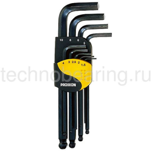 Набор Г-образных шестигранников (НХ), 9  поз. 23946 Proxxon