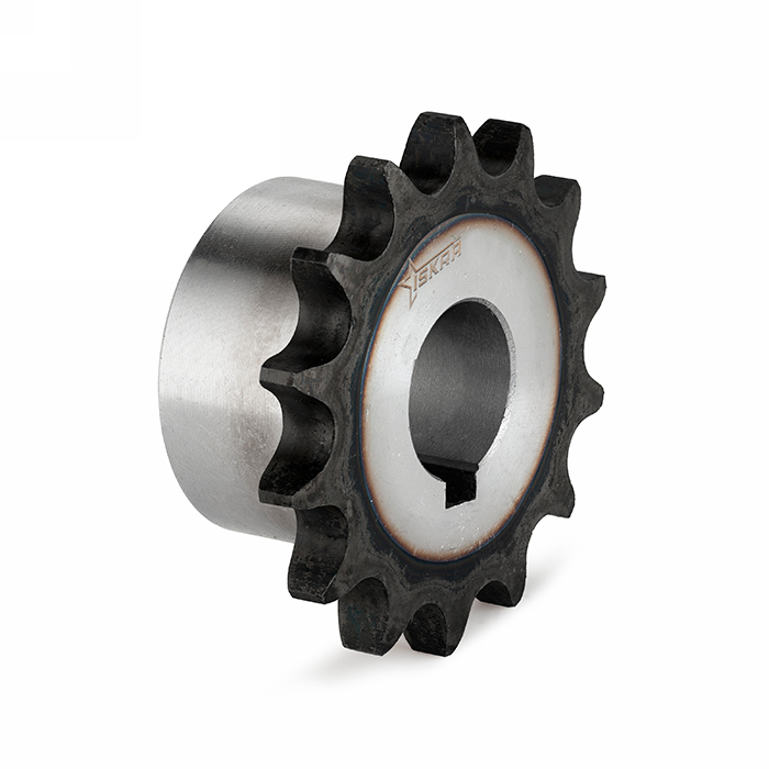 Звездочка с готовым отверстием d=16 со ступицей для цепи: 06B-1, 3/8" x 7/32", Z=11 05SA611 ISKRA