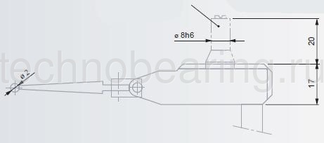 Рычажный щуп GT 31 ± 0,3 ± 0,3 мм 03210802 Tesa